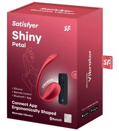 Vibračné červené vajíčko Satisfyer Pilot + aplikácia