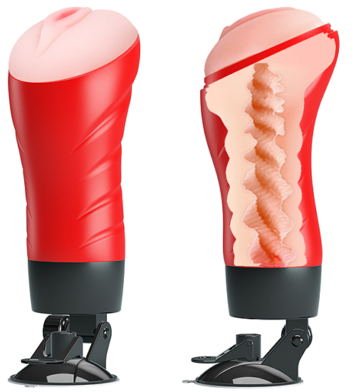 Realistická vagína v baterke - 12 vibrácií