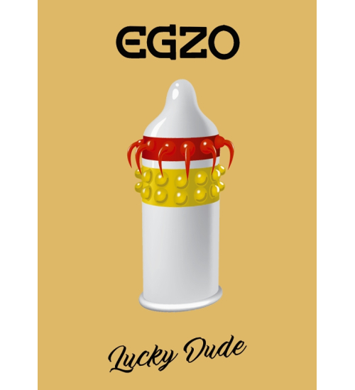 Egzo Lucky Dude čiapka s korálkami a cvočkami