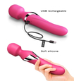 Rotačný vibrátor s masážnym strojčekom - Dorcel