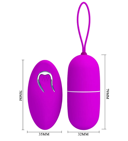 Bezdrôtové silikónové vajíčko - 12 vibrácií