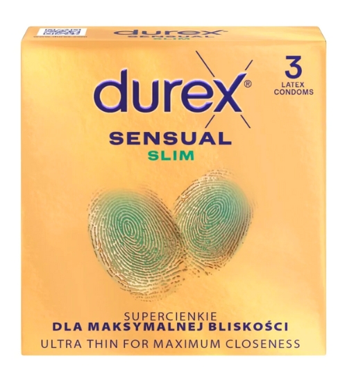 Super tenké Durex Sensual Slim 3ks