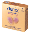 Super tenký Durex Sensual Extra Lube 3 ks.