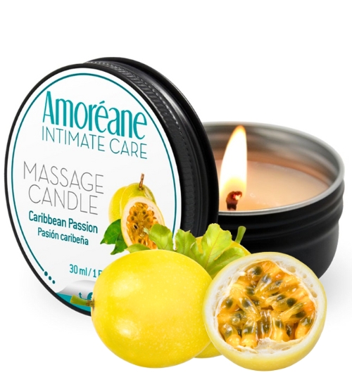 Masážna sviečka s vôňou marakuje