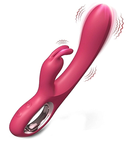 Vodotesný USB vibrátor s klitorisovým hrotom