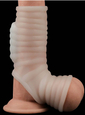 Rebrovaná podložka pod penis a semenníky 