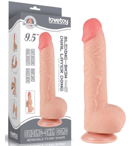 Realistické dildo s elastickou kožou
