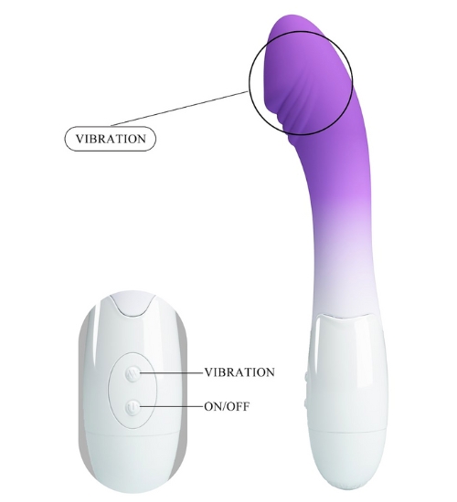 Fialový ombre vibrátor