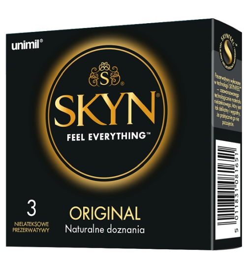 Unimil Skyn Original nelatexové kondómy