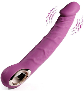 Fialový vibrátor so silnými vibráciami