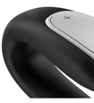 Čierny stimulátor párov Satisfyer