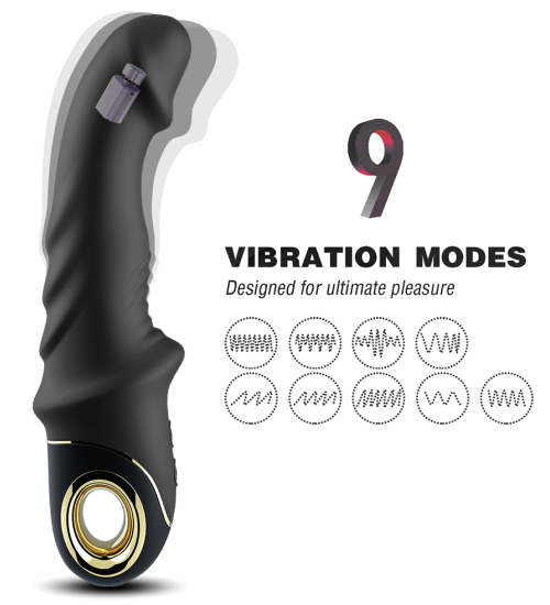 Čierny vibrátor - Joyblade