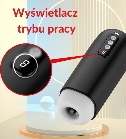 Sací masturbátor so zvukmi rozkoše
