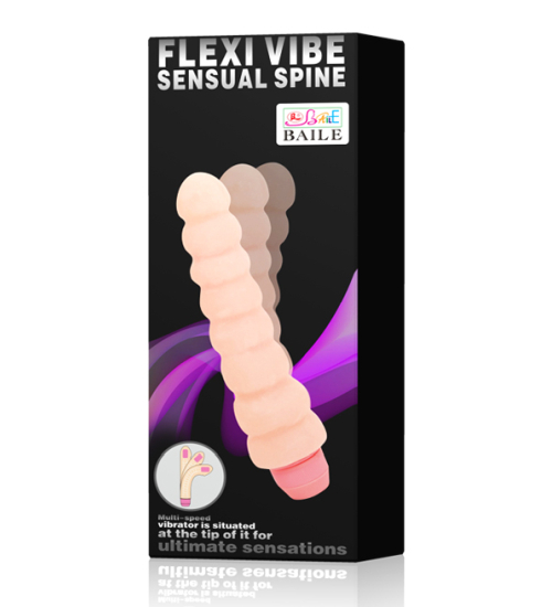 Flexibilný zvlnený vibrátor - cyberskin