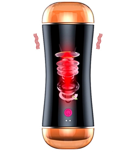 Obojstranný masturbátor - 7 vibračných funkcií