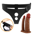 Dvojitý strap-on s mäkkými penismi