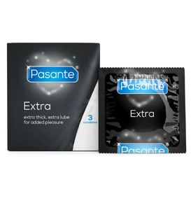 Extra 3 ks prezervatívov Pasante Extra.
