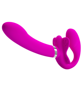 Dvojitý strap-on s vibráciami