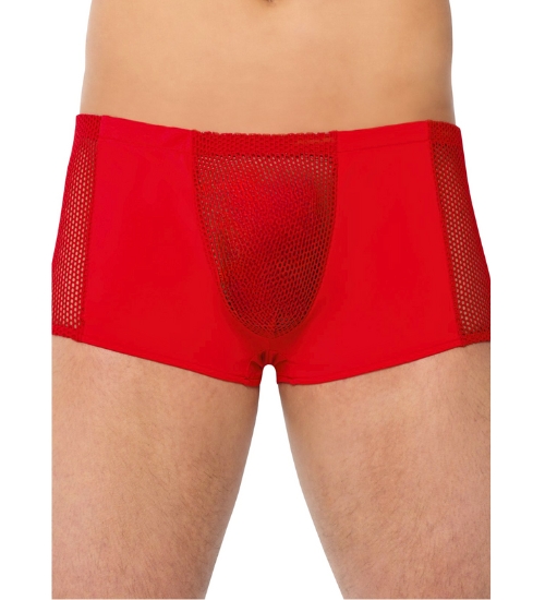 Červené sieťované boxerky