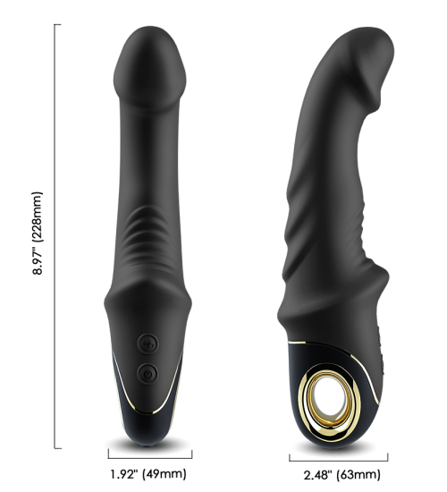 Čierny vibrátor - Joyblade