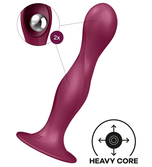 Vaginálne dildo s guľôčkami vo vnútri