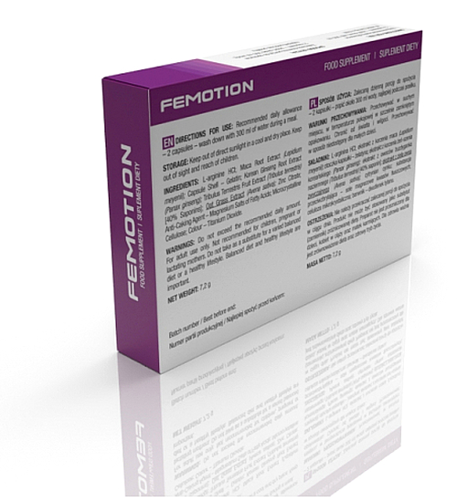 Femotion - kapsule pre ženy zvyšujúce citlivosť