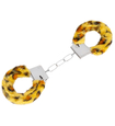 Pútka na ruky s leopardou kožušinou