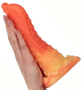Moderné dvojfarebné dildo Monster
