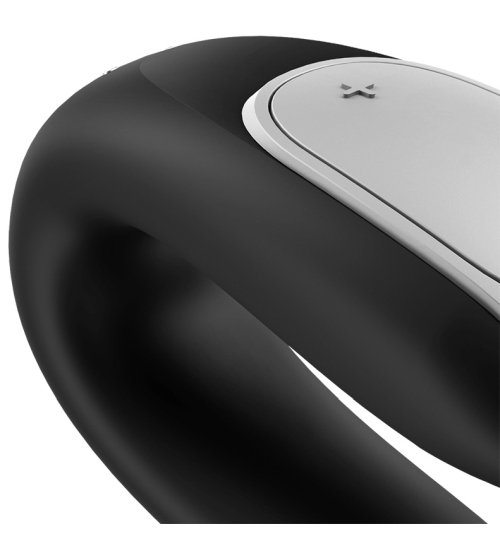 Čierny stimulátor párov Satisfyer