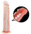 Dildo s chrbticou na prísavke