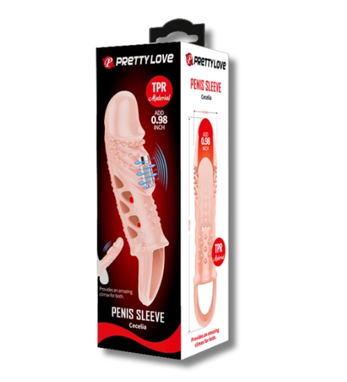 Vibračný nadstavec na penis