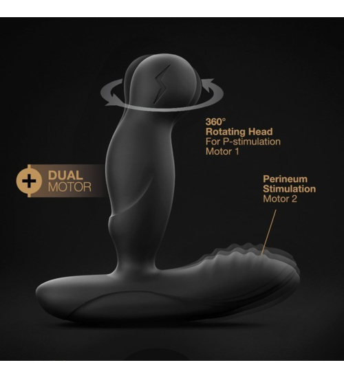 Vyhrievaný masážny prístroj na prostatu s rotáciou - Dorcel