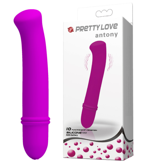 Silikónový vibrátor Antony- 10 vibrácií