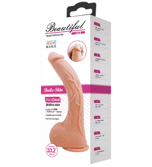 Veľký realistický penis z kybernetickej kože