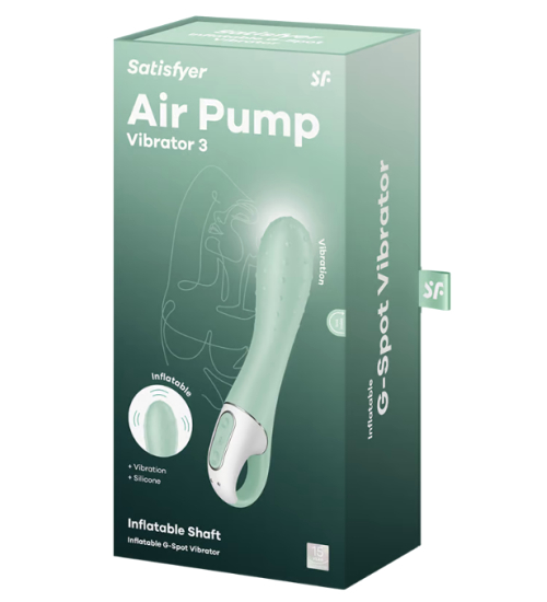 Nafukovací vibrátor Air Pump 3 mincovne