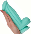 Modré dildo Monster s prísavkou