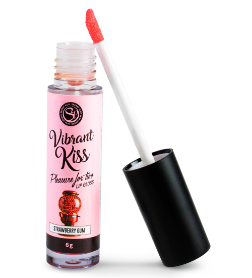 Lesk na pery Vibrant - Vibrant Lip Gloss Rubber Strawberry